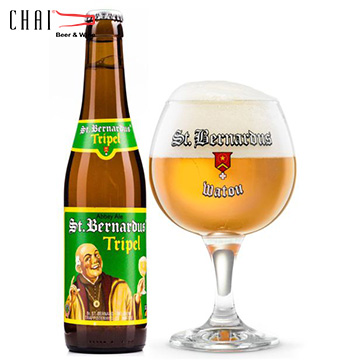 BERNARDUS TRIPEL 8% 330ml/Bia Bỉ nhập khẩu